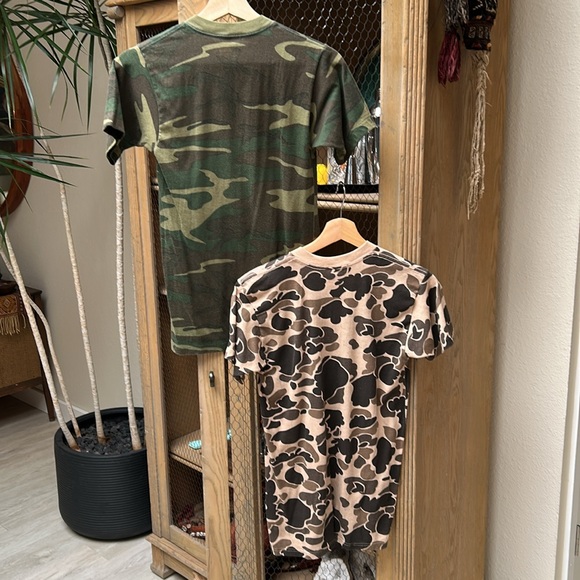 Bundle of Two Vintage Camo Baby Tees T-Shirts - Picture 10 of 15